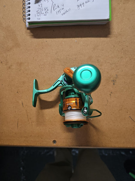 CAMEKOON Saltwater Spinning Used Once Fishing Reel Aluminum Body Rotor