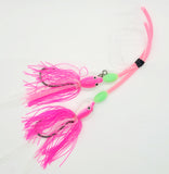 Fluke Candy Hi-Lo Rigs with 4" Chaffing Tubing