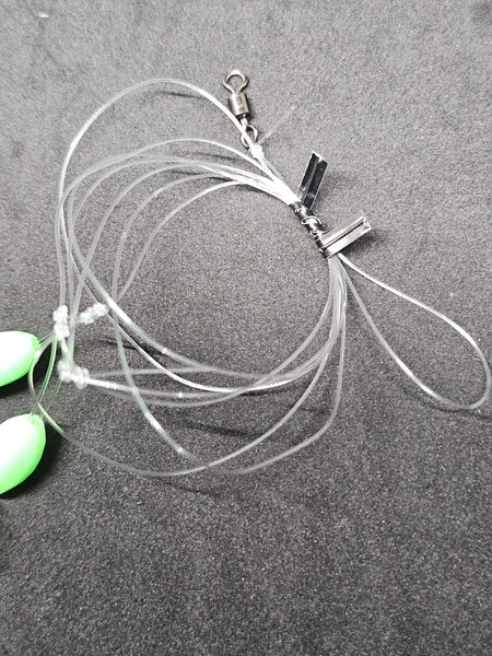 Hi-Lo 30 lb Fishing Rig 2 Hooks Bait 3