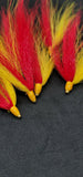 Fishing Bucktail Hair Teaser Slide Tube Fluke Bass Rig Jig 25 Pack