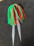 Silicone Fishing Skirt 4" in / 10 cm Glow Tails Fishing Lure Teaser Micro Tackle