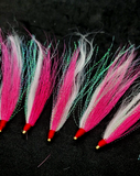 Fishing Bucktail Hair Teaser Slide Tube Fluke Bass Rig Jig 5 or 25 Pack