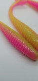 5 Fishing Tackle Shad Swimbait Paddle Tail 5 inch Ribbed Soft Plastic Bait