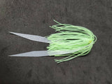 Silicone Fishing Skirt 4" in/ 10 cm Glow Tails Fishing Lure Teaser Micro Tackle