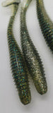 5 Fishing Tackle Shad Swimbait Paddle Tail 5 inch Ribbed Soft Plastic Bait