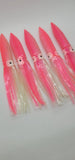 9" Bulb Shell Squid Hoochie Skirt Tuna Trolling Big Game Lure Offshore Saltwater