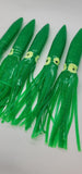 9" Bulb Shell Squid Hoochie Skirt Tuna Trolling Big Game Lure Offshore Saltwater