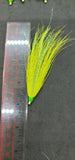 Fishing Bucktail Hair Teaser Slide Tube Fluke Bass Rig Jig 25 Pack