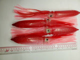 5 Pack Fishing Bulb Squids Skirt Lures Hoochie Offshore Trolling Lure Saltwater