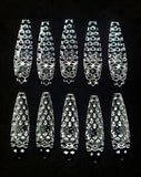 3" Fishing Spoon Hex Pattern