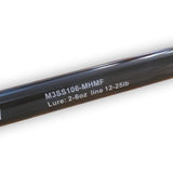 Surf Fishing Rod Spinning 10-6ft 2 Piece MHMF 2-6ozLine 12-25 lb Fast M3 Glass