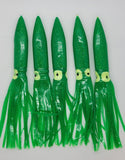 9" Bulb Shell Squid Hoochie Skirt Tuna Trolling Big Game Lure Offshore Saltwater