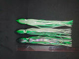 4 pcs Squid 12" in Skirt Fishing Lure Hoochie Bait Saltwater Soft Lure FREE SHIP