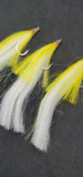 3 Fishing Teasers 5/0 Hooks Flies Fluke Flounder Striper Sea Bass Bait Rig Lure
