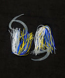 Silicone Fishing Skirt 4"in/10 cm Glow Tails Fishing Lure Teaser Micro Tackle DY