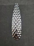 Fishing Spoon Flutter Hex 4.75" Build Your Tackle SILVER Cheap Wholesale 9.5 cm
