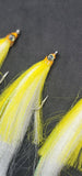 3 Fishing Teasers 5/0 Hooks Flies Fluke Flounder Striper Sea Bass Bait Rig Lure