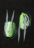 Silicone Fishing Skirt 4"in/10 cm Glow Tails Fishing Lure Teaser Micro Tackle DY