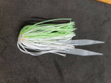 Silicone Fishing Skirt 4" in / 10 cm Glow Tails Fishing Lure Teaser Micro Tackle
