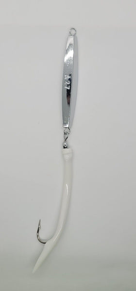 Ava Diamond Jig Diamond Jig Man -6 - A-27 Ava Chrome Hammered Diamond Jigs 3 Oz. With Split Tube Tail Hook …, Jigs - Canada A27 Diamond Jig
