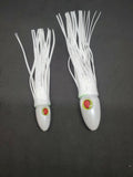9" Inch Fishing Squid Hoochie Skirts 5 pack pick a color at checkout Tackle
