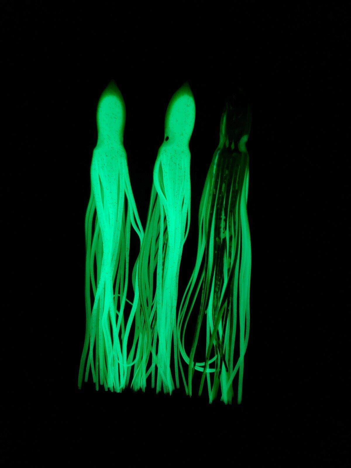 Hoochie Squid Fishing Tackle Glow 12in/30cm Trolling Terminal Tackle Tuna Marlin