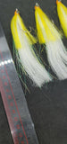 3 Fishing Teasers 5/0 Hooks Flies Fluke Flounder Striper Sea Bass Bait Rig Lure