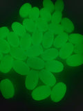 Glow Fishing Bead Oval 10x14mm Terminal Tackle  Luminous Jewelry Cheap Crafts