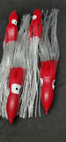 Squid Skirt 12in Fishing Lure 4 PACK Hoochies Bait Saltwater Soft Lure FREE SHIP