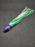4 pcs Squid 12" in Skirt Fishing Lure Hoochie Bait Saltwater Soft Lure FREE SHIP