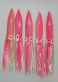 9" Bulb Shell Squid Hoochie Skirt Tuna Trolling Big Game Lure Offshore Saltwater
