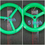 Offshore Lure Bag Fishing Tackle 12x12 Green Mesh and Clear Vinyl Washable Tuna