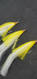 3 Fishing Teasers 5/0 Hooks Flies Fluke Flounder Striper Sea Bass Bait Rig Lure