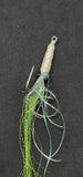 3 Fishing Squimp Teasers 5/0 Hook Flies Fluke Sea Bass Bait Rig Lure Squid Hi Lo
