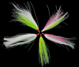 Fishing Bucktail Hair Teaser Slide Tube Fluke Bass Rig Jig 5 or 25 Pack