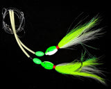 Hi-Lo Floating Bucktails with 4" Chaffing Tubes