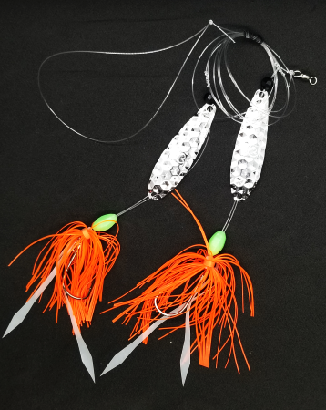 double spoon fishing lures Double Spoon Hi-Lo Rigs