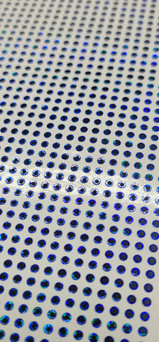 10k 3mm Customed Blue 2D Holographic Fishing Lure Flat Eyes Tackle Craft Lot