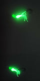 HiLo 30 lb Fishing Rig 2 Hooks Bait 2.5" GLOW B2 Squid Teasers Fluke Sea Bass4