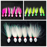 Fishing Teaser Floating Bucktail Terminal Tackle Hi Lo 6 Pack Flies Rig Your Own