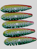 Fishing Spoon 4.75in 12cm  Supreme Flully Rigged  Fluke Salmon Trout Bass Duo Cl