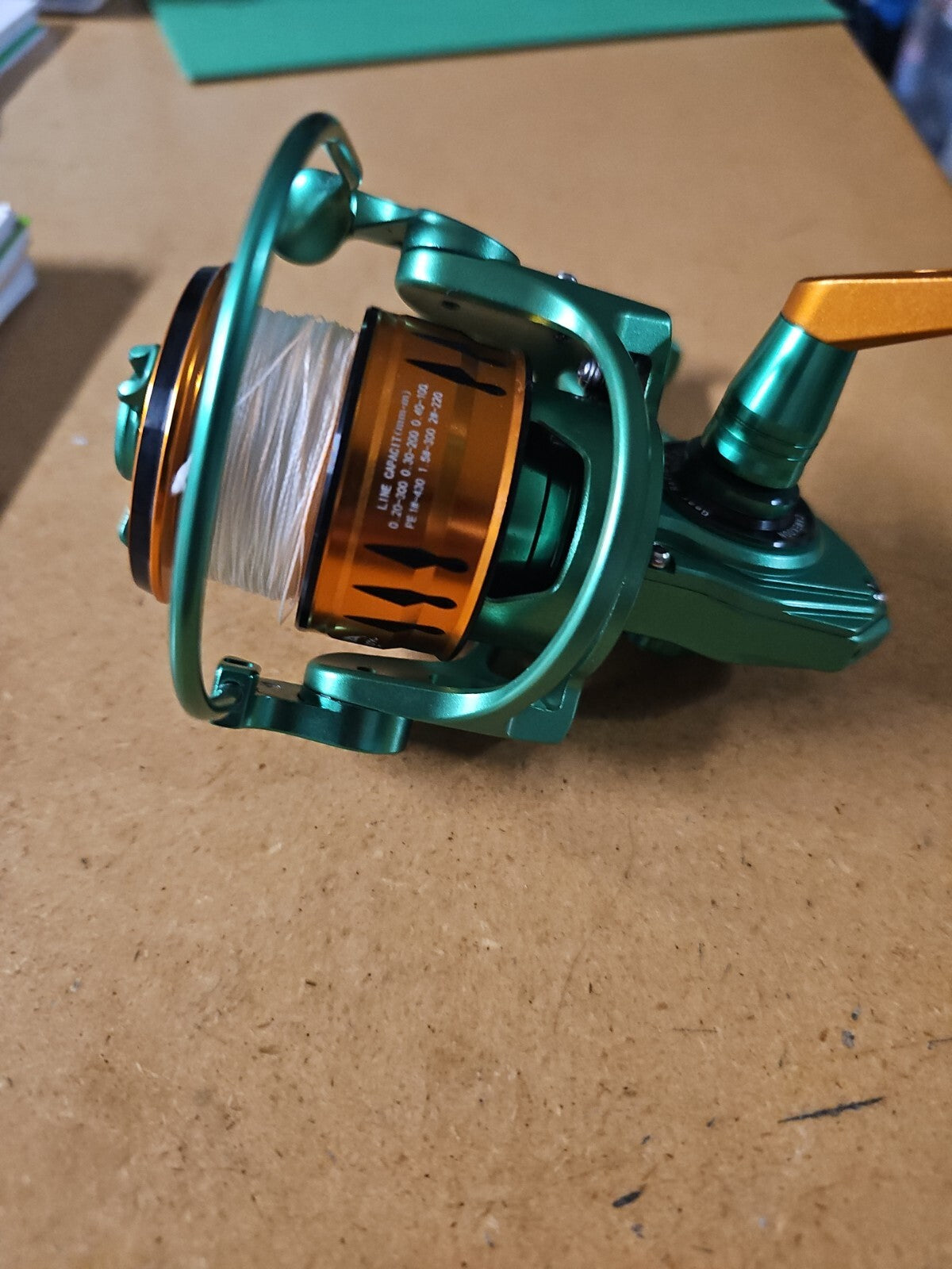 CAMEKOON Saltwater Spinning Used Once Fishing Reel Aluminum Body Rotor
