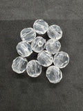 12mm Faceted Clear Beads 50 Pack USA Fishing Offshore Tackle Free Shipping Craft0
