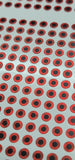 10000pcs 3mm Customed Red 2D Holographic Fishing Lure Flat Eyes Tackle Craft Lot4
