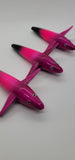40 Lot Teaser Tuna Bird 5" in / 13 cm Saltwater Purple Black Pink Custom Color8