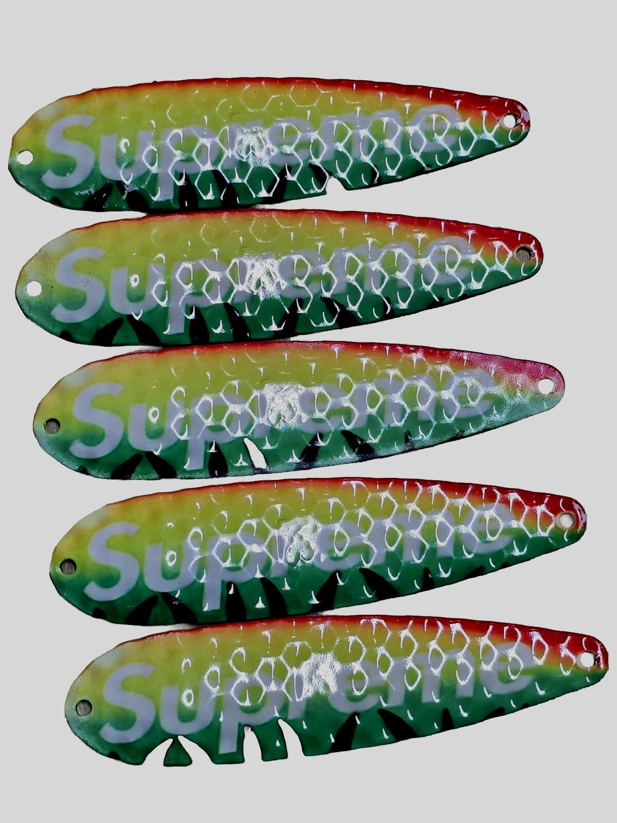Fishing Spoon 4.75in 12cm Supreme Flully Rigged Fluke Salmon Trout Bas | M3Tackle Fishing Spoon 4.75in 12cm Supreme Flully Rigged Fluke Salmon Trout Bas | M3Tackle