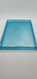 Epoxy Resin Poured Handmade  Serving Rolling Tray Blue Free Shipping New Art  10