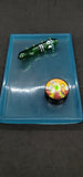 Epoxy Resin Poured Handmade  Serving Rolling Tray Blue Free Shipping New Art  2