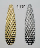15  Silver Hex Fishing Spoon Blank 3 Sizes 5 Of Each Casting Trolling Tackle 4
