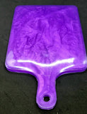 Custom Epoxy Serving Cutting Board Hand Made Blue Household Kitchen Resin Circle5